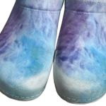 Dansko Kane Tie Dye Molded Slip-On Clogs Size 6.5-7 Blue Purple Comfort Shoes Photo 9