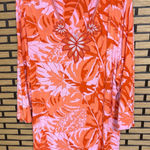 Soft Surroundings  Pink And Orange Floral Tunic Top Size 2X Photo 0
