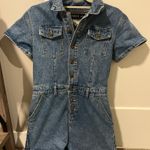 Princess Polly  Denim Romper Photo 3