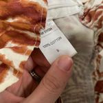 Anthropologie  Love the Label Eyelet Puff Sleeve Mixed Print Blouse Small Photo 2