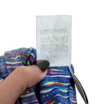 Versus by Gianni Versace Vintage Asymmetrical 90s Pop Art Mini Dress IT38/US2 Blue Size XS Photo 5