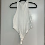 ZARA MOVING SALE White High Neck Halter Bodysuit Photo 8