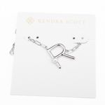 Kendra Scott = “R” Initial Necklace – Silver Tone Photo 3