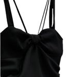 ZARA  Black Mini Dress with Knot Photo 6