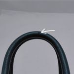 Nine West  Women Mini Satchel Crossbody Handbag Teal Green Gold Chain Strap Purse Photo 9