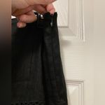 Ralph Lauren Lauren  Black 100% Linen Fit & Flare Skirt Photo 5