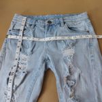 BLANK NYC Light Wash Distressed Skinny Denim Jean No Size Casual Biker Skater Photo 4