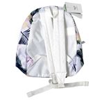 Roxy White Tropical Floral Print Mini Backpack Photo 1