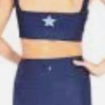 Electric yoga  Women's Star Light Star Bright Navy Sports Bra Athletic small Photo 1