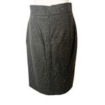 Max Mara  wool silk blend pencil skirt green black sz 8 Photo 1