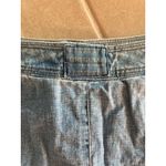 Liz Claiborne Vintage Denim Skirt Womens Size 14P Flare Western Boho Festival Photo 6