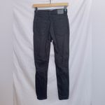 Levi's  721 Black Wash Denim High Rise Distressed Skinny Jeans size 25 Photo 5