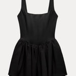 ZARA NWT Dark Grey Corsett Dress Photo 0