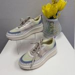 Nicole Miller  Multicolor Platform Sneakers - Size 9 Photo 0