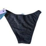 Wild Fable  Women's Black Lurex High Leg Bikini Bottom - Size XS - NWT Photo 2