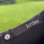 Krisa NWT black  sleeveless jumpsuit size small Photo 3