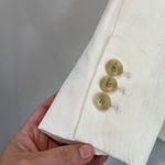 Loft  Modern Blazer Size 2 Off White Lyocell Blend Workwear Career Jacket Photo 4