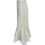 Messini Womens Beige Trumpet Hem Skirt Career Office Party Cocktail Size L Tan Size L Photo 2