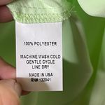 Amanda Uprichard  Ariella Off shoulders Mini Dress in Hypermint sz M Photo 6