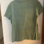 Lacoste Vintage Y2K Women’s Polo Shirt Green Size 42 Photo 3