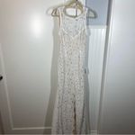 Lulus Lulu’s Love Everlasting White Floral Lace Mermaid Maxi Dress NEW B124 Size Large Photo 1