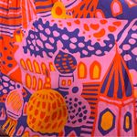 Kambric Goods Silk House Dress 60s 70s Print Kaftan Dress Maxi Medium/Large Photo 4