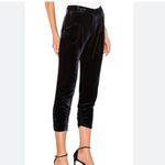 Parker Revolve Devlin Silk Blend Velvet Cropped Pants Photo 1