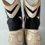 Dolce Vita Leather Cowboy Boots Loral Black/White Size 6.5 Black Photo 6