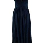 Lulus NEW Size XS Ocean of Elegance Navy Blue Maxi Dress Formal Prom Photo 0