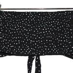 Abercrombie & Fitch Womens Black White Polka Dot Viscose Crop Top Tube Top Sz XS Photo 1
