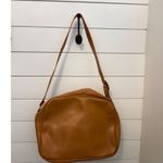 Vintage Brown Faux Leather Satchel Crossbody Bag With Buckle Detail Green Photo 2