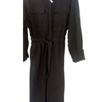 Good American  DENIM BELTED‎ JUMPSUIT WOMENS SIZE 2 BLACK Photo 0