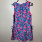 Lilly Pulitzer Donna Square Neck Romper Soleil Pink Palm Paradise Size 8 Photo 6