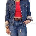 Andrew & Co Vintage Women’s Denim Button Down Shirt Blue Photo 0