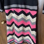 Milly of New York Sparkle Zig Zag Dress Black Size M Photo 8