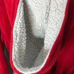 Victoria's Secret  Red Embroidered VS 100% Polyester short Robe hood sz XS / S Photo 8