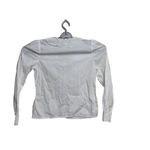 Calligraphie Lace Collar Long Sleeve white 100% cotton women's blouse size M Size M Photo 8