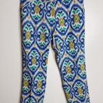 Peter Millar  Wicking Pants‎ Women's 6 Cropped Golf Cotton Blend Blue White Photo 0