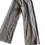 Reformation Brown Plaid Wide-Leg Pants- Size 8P Photo 12