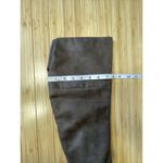 Report Fisher Women’s Boots Size 7.5 Riding Boot Over the Knee Brown Half Zip Photo 12