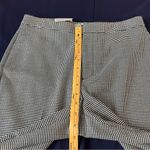 Nine West  Black Silver Houndstooth Stretch Knit High Rise Kick Flare‎ Pants 8 Photo 11