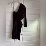 H by Halston Halston Amara Velvet One Shoulder Cut Out Dress 8- NwT Photo 2