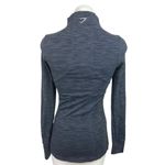 Gymshark Blue Gray Half Zip Long Sleeve Pullover Activewear Sweatshirt Top Sz XS Photo 1