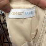 Kennedy Blue  , Elegant Cream Maxi Dress with Ruched Detail Photo 6