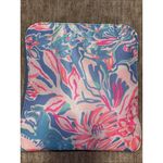 Lilly Pulitzer  Pink Foldable Tote Bag Folds & Zips For Storage NWOT Photo 1