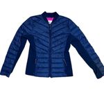 Hollister Navy Down Lightweight Puffer Jacket by  Size Small Photo 1