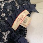 Lux navy lace dress with satin trims . Photo 6