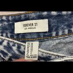 Forever 21  Acid
Wash Pleated Vintage Style Denim A
Line Skirt size 28 Photo 3