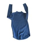 Jeanne pierre  Sweater Size Small Shoulder Button Cotton Blue Photo 1