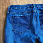 American Eagle American‎ Eagle Outfitters Skinny Distressed Low Rise Stretch Jeans size 6 Photo 9